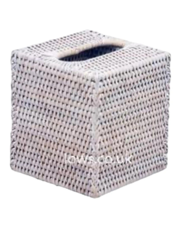 Artisan Weave - Rattan Square Tissue Box - Home DecorHome Decor - Lulu Loves Home