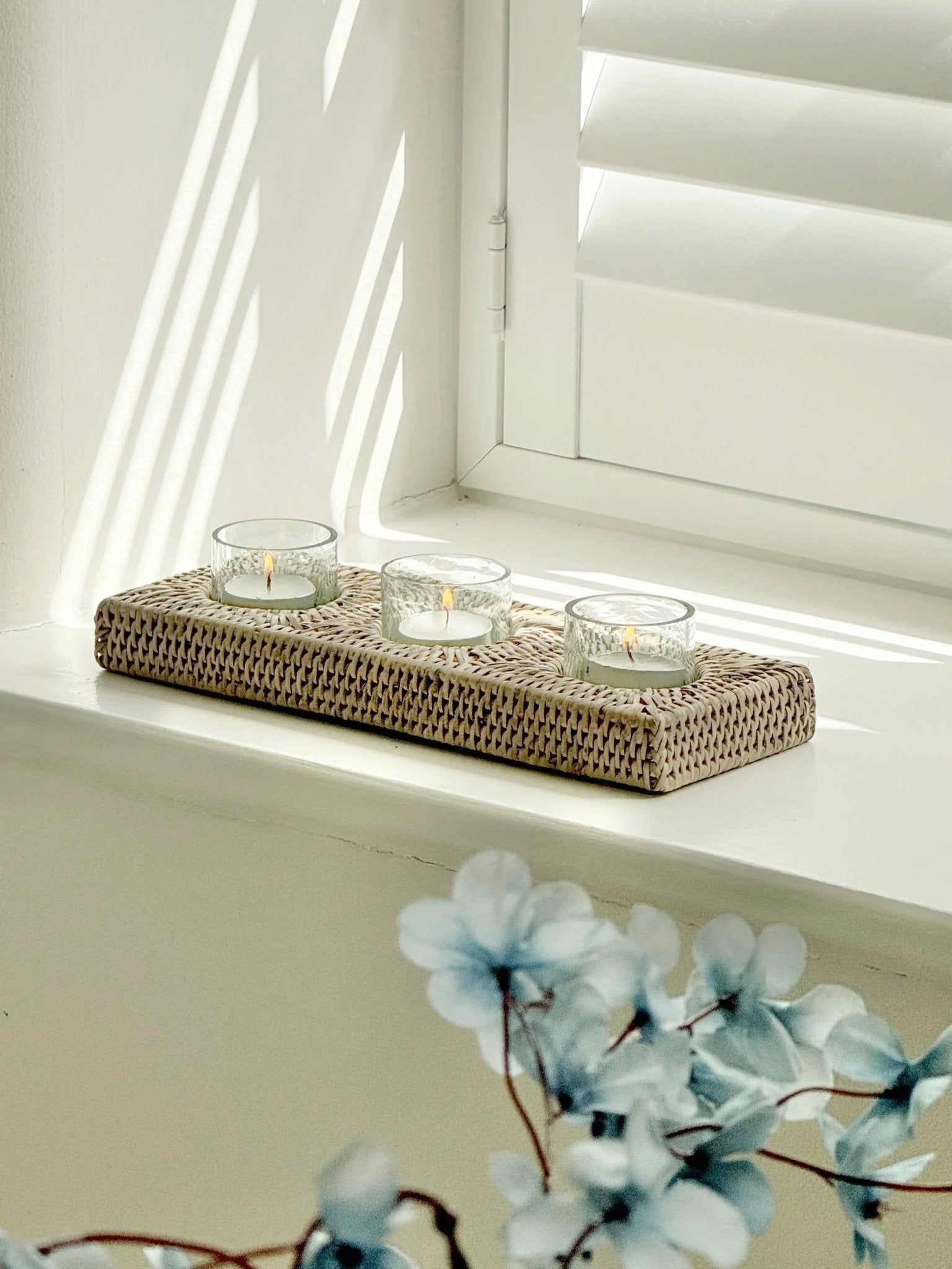 Artisan Weave - Rattan Tealight Candle Holder - Home DecorHome Decor - Lulu Loves Home