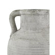 Neutral stone Athena Amphora Vase by Hill Interiors, featuring a classic amphora shape and textured surface for elegant decor.