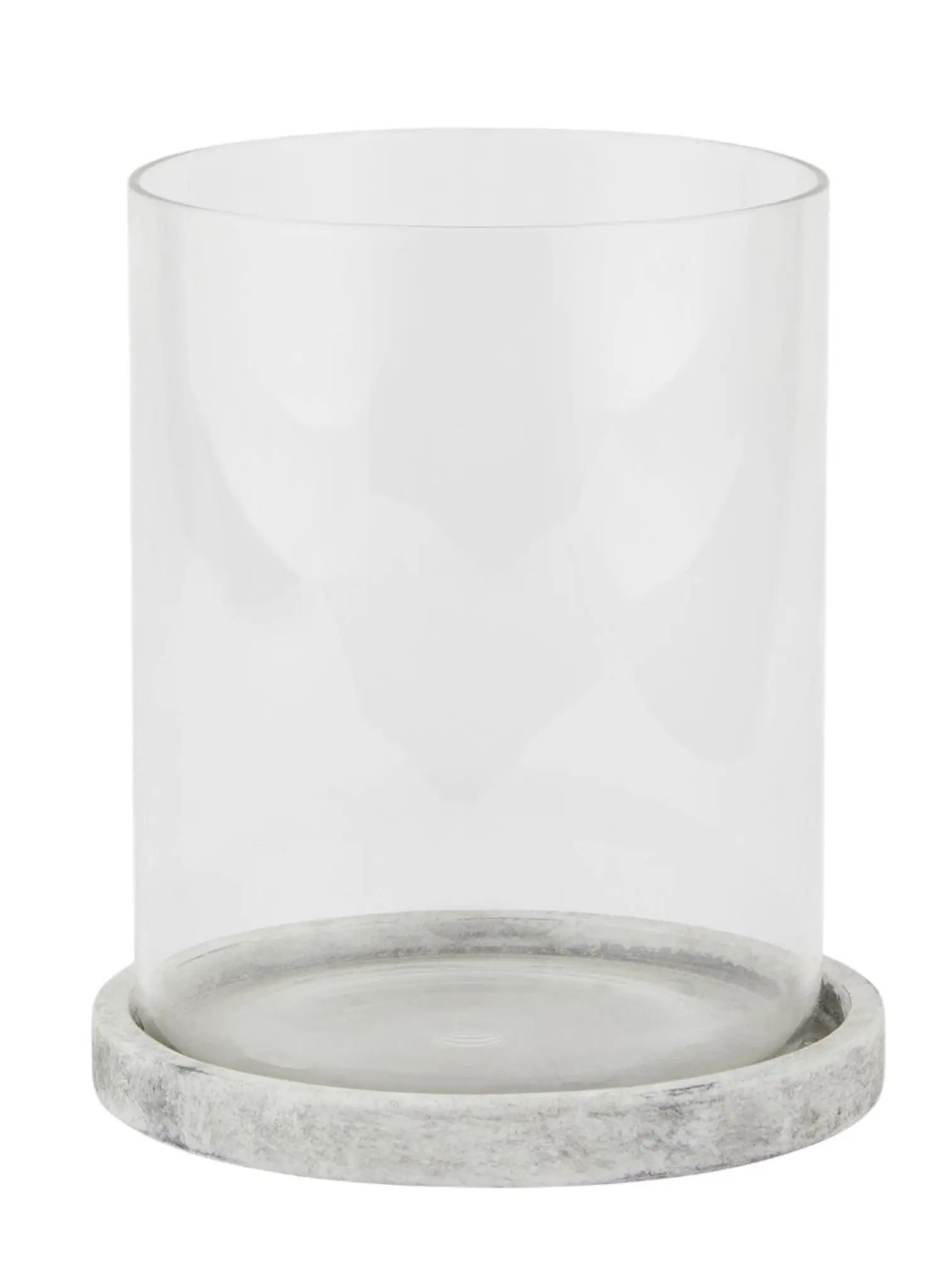 Athena Stone Natural Hurricane Candle Lantern - Home DecorHome Decor - Lulu Loves Home