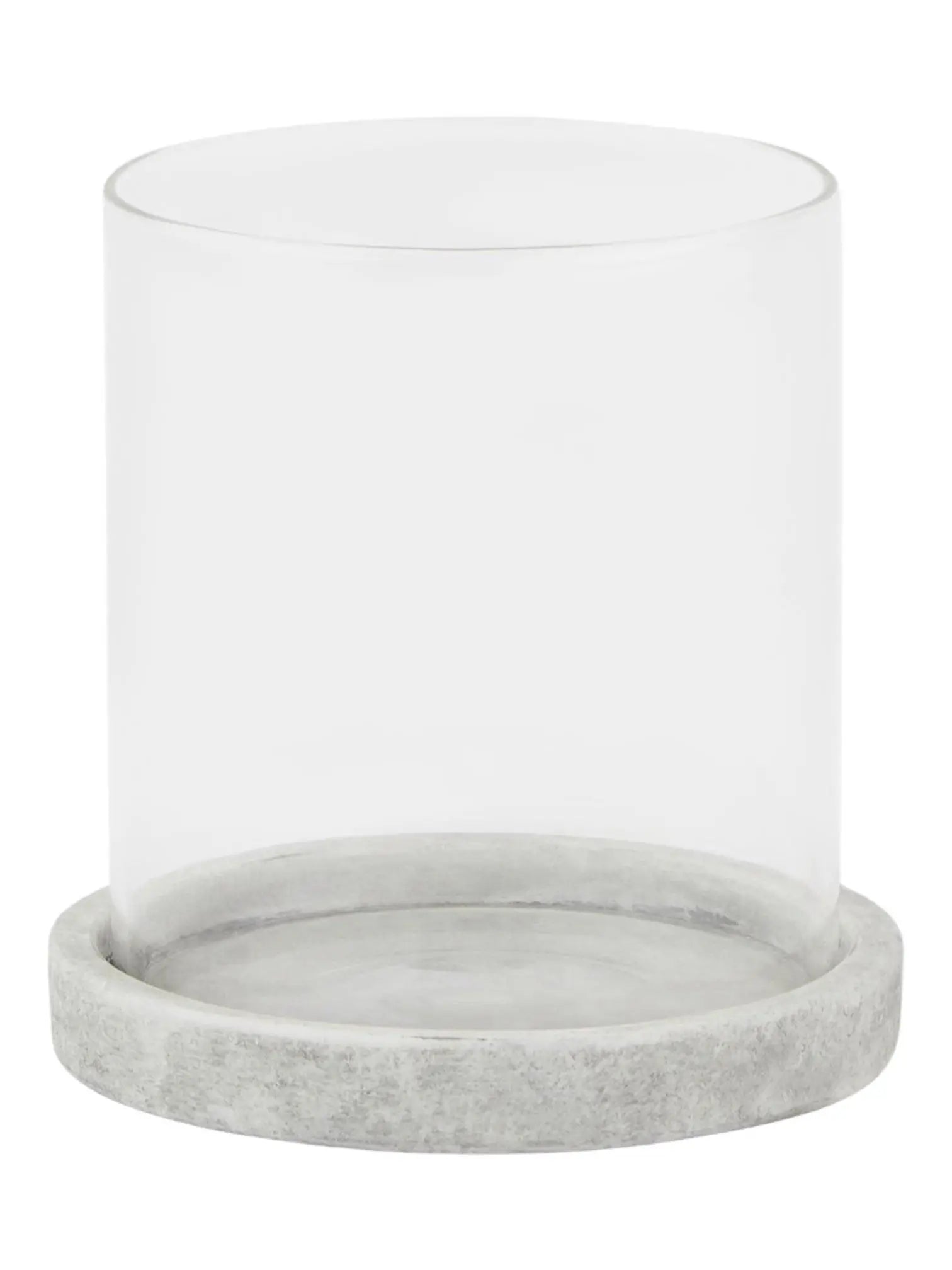 Athena Stone Natural Hurricane Candle Lantern - Home DecorHome Decor - Lulu Loves Home