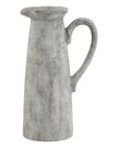 Athena Stone Tall Jug – Earthenware Vase - VasesVases - Lulu Loves Home