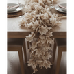 Artificial beige leaf ivy garland from Starlight Express with realistic autumn-colored leaves for home decor.