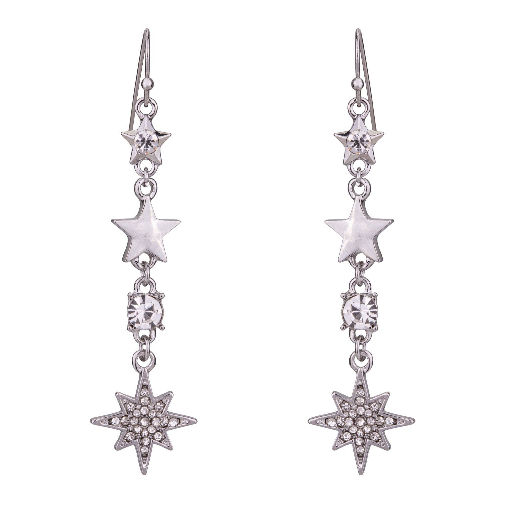 Kylie Crystal Hook Earrings