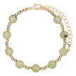 Venus Semi Precious Stone Crystal Clasp Bracelet