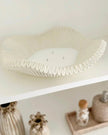 Barbuda Large Scalloped Wavy Decorative Bowl – Neutral Resin Tray - PRE ORDER LATE SEPT DELIVERY - Home DecorHome Decor - Lulu Loves Home