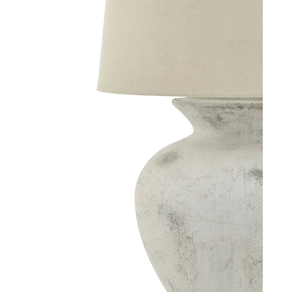Large stone bath lamp by Hill Interiors, stylish lighting fixture with a natural stone finish for bathroom decor.