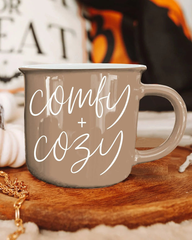 Beige Ceramic Autumn Neutral Coffee Mug - Seasonal Decor - AutumnSeasonal Decor - Autumn - Lulu Loves Home