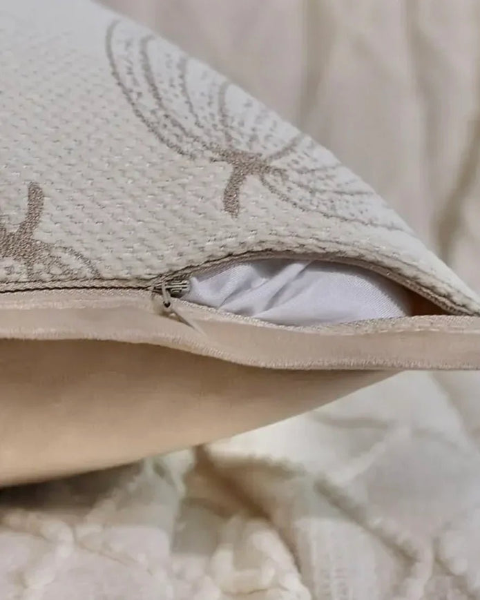 Beige Large Print Pumpkin Cushion Cover - Seasonal Decor - AutumnSeasonal Decor - Autumn - Lulu Loves Home