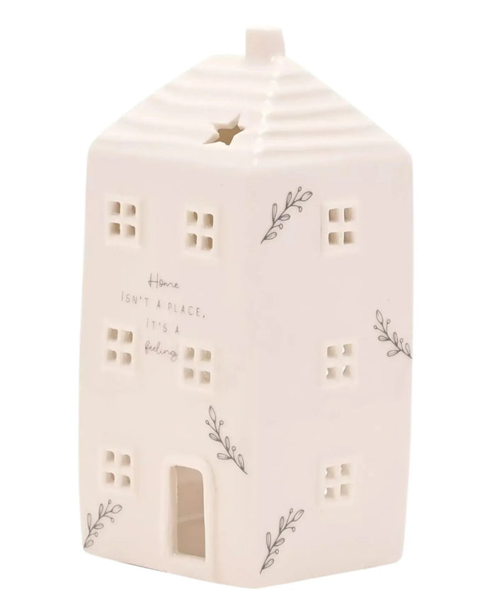 Beige Moments - Ceramic House Tea Light Holder - Home - GiftsGifts - Lulu Loves Home