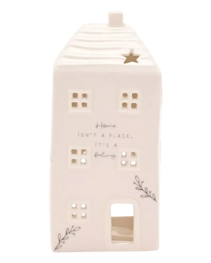 Beige Moments - Ceramic House Tea Light Holder - Home - GiftsGifts - Lulu Loves Home