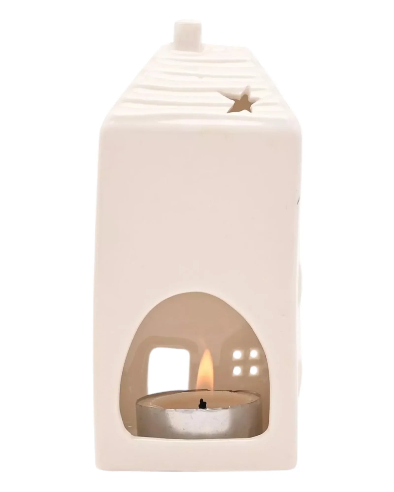 Beige Moments - Ceramic House Tea Light Holder - Home - GiftsGifts - Lulu Loves Home