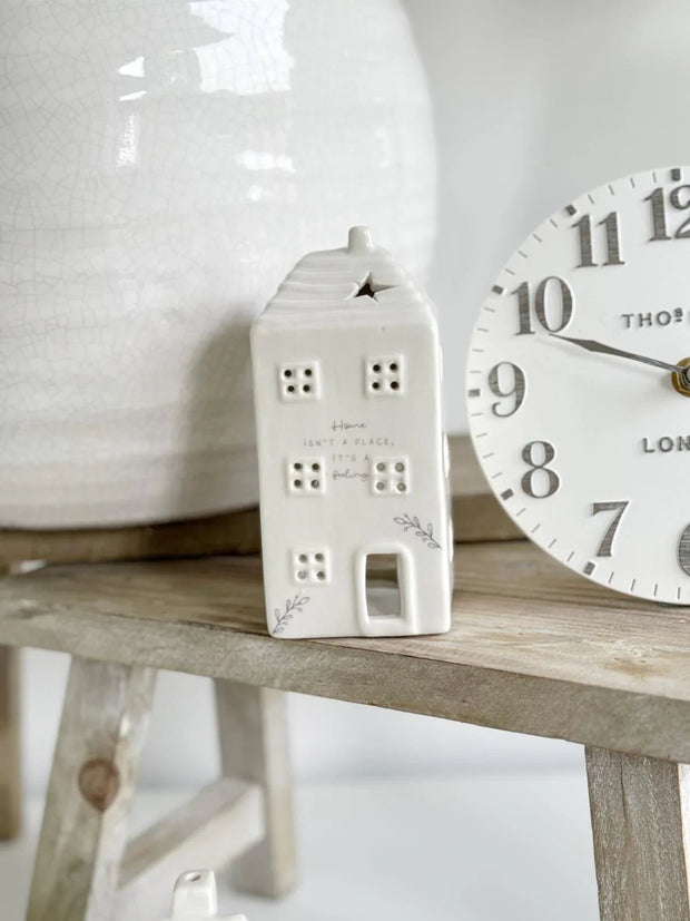 Beige Moments - Ceramic House Tea Light Holder - Home - GiftsGifts - Lulu Loves Home