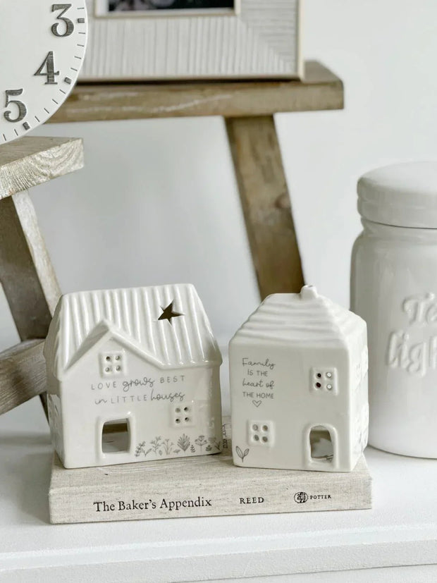 Beige Moments - Ceramic House Tea Light Holder - Little Houses - GiftsGifts - Lulu Loves Home