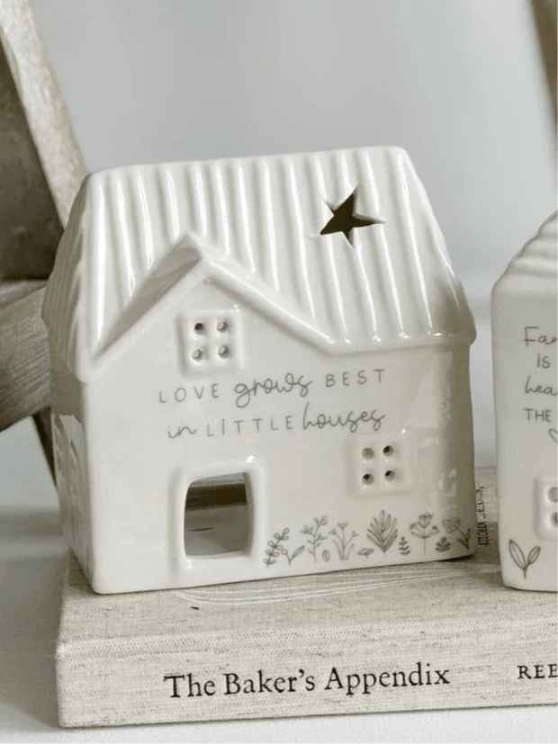 Beige Moments - Ceramic House Tea Light Holder - Little Houses - GiftsGifts - Lulu Loves Home