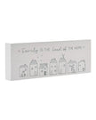 Beige Moments Mini Mantle Plaque, Family Is The Heart of Home - Home DecorHome Decor - Lulu Loves Home