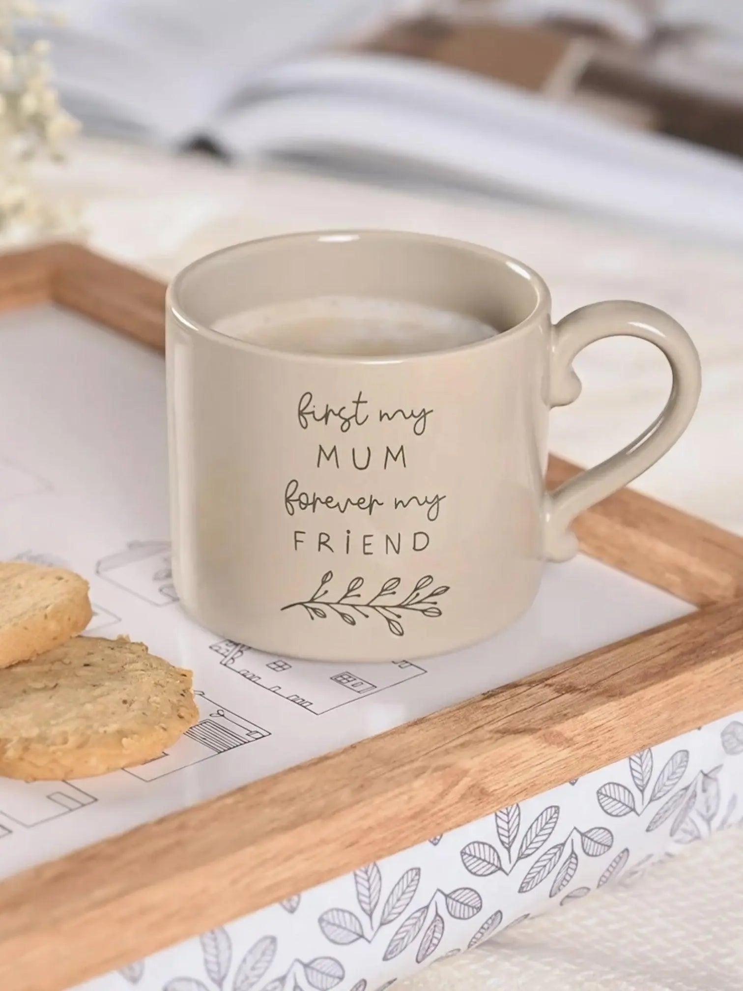 Beige Moments Mug - First My Mum Forever My Friend - Kitchen & DiningKitchen & Dining - Lulu Loves Home