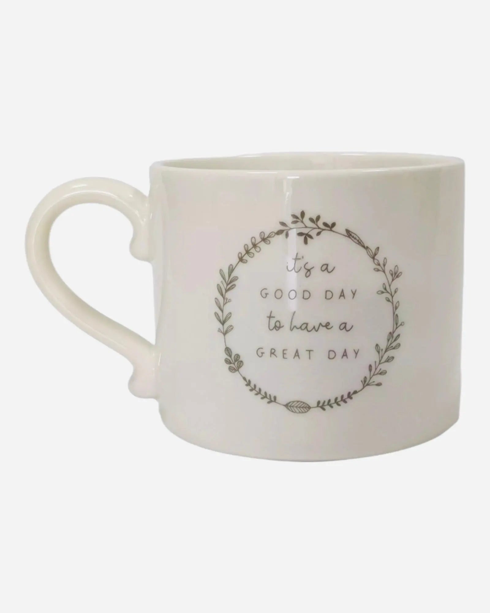 Beige Moments Mug - It’s A Good Day To Have A Great Day - Kitchen & DiningKitchen & Dining - Lulu Loves Home