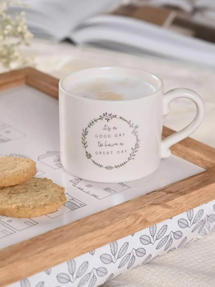 Beige Moments Mug - It’s A Good Day To Have A Great Day - Kitchen & DiningKitchen & Dining - Lulu Loves Home