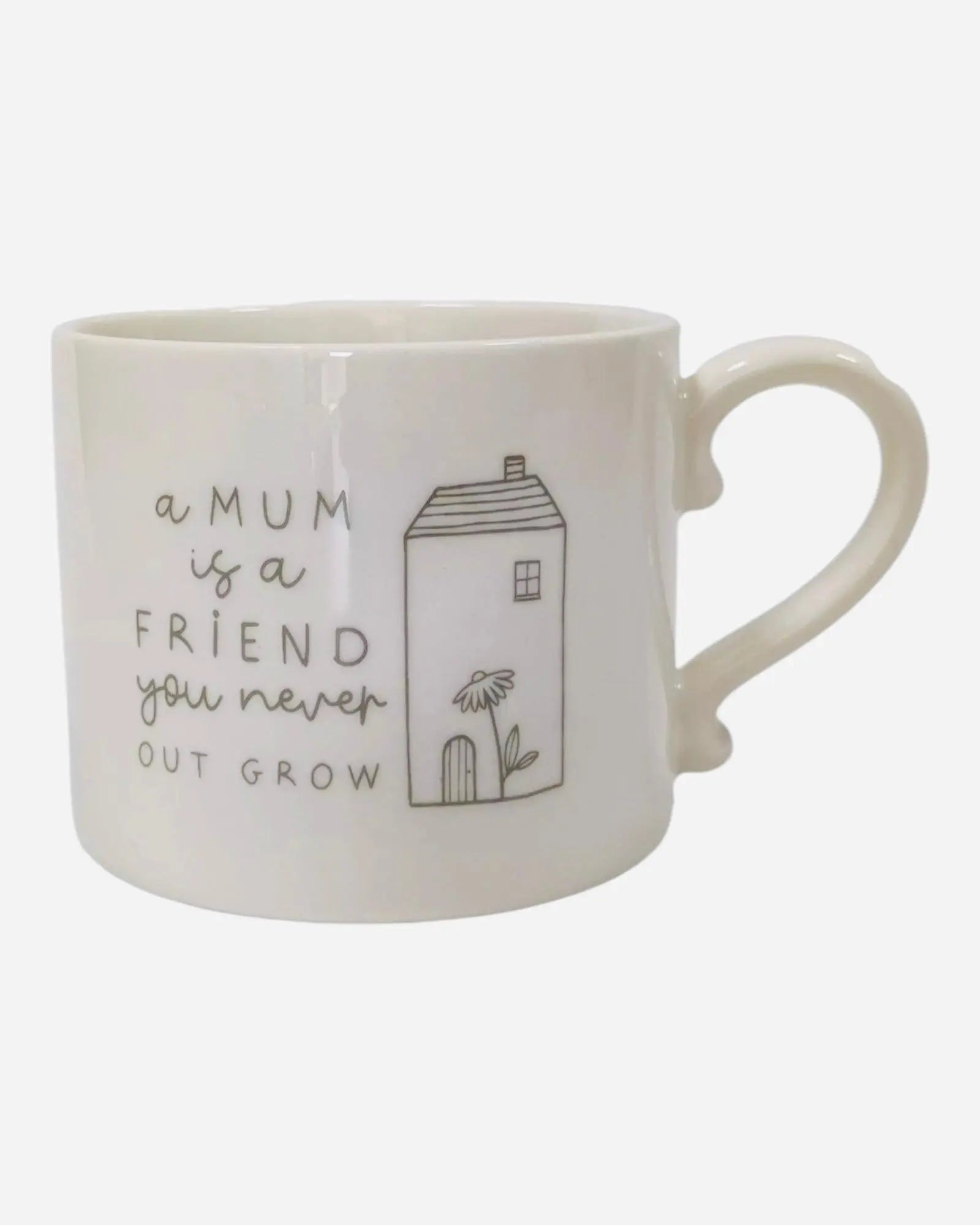 Beige Moments Mug - Mum Is A Friend - Kitchen & DiningKitchen & Dining - Lulu Loves Home
