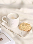 Beige Moments Rectangular Plate with Mug - A Little Moment For You - Kitchen & DiningKitchen & Dining - Lulu Loves Home