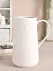 Beige Moments White Jug - Little Heart - Kitchen & DiningKitchen & Dining - Lulu Loves Home