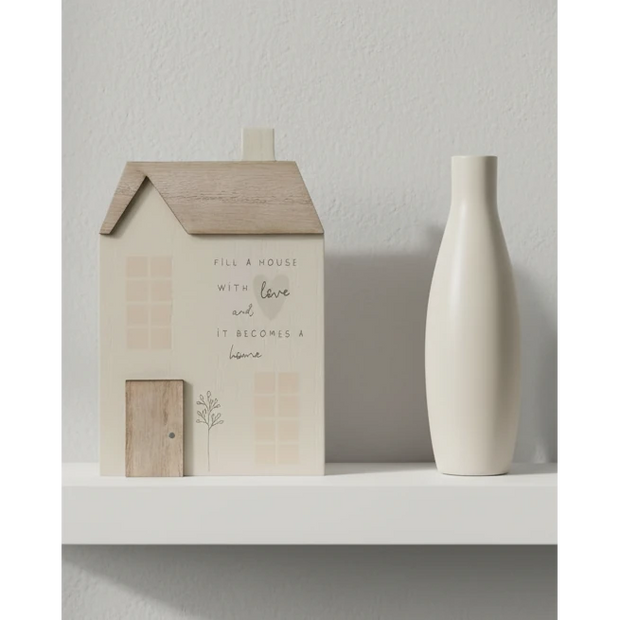 Beige Moments Wooden House from Widdop & Co, kitchen and dining decorative piece with a charming, rustic design.
