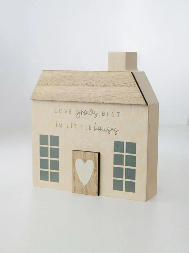 Beige Moments Wooden House - Love Grows Best In Little Houses - Kitchen & DiningKitchen & Dining - Lulu Loves Home