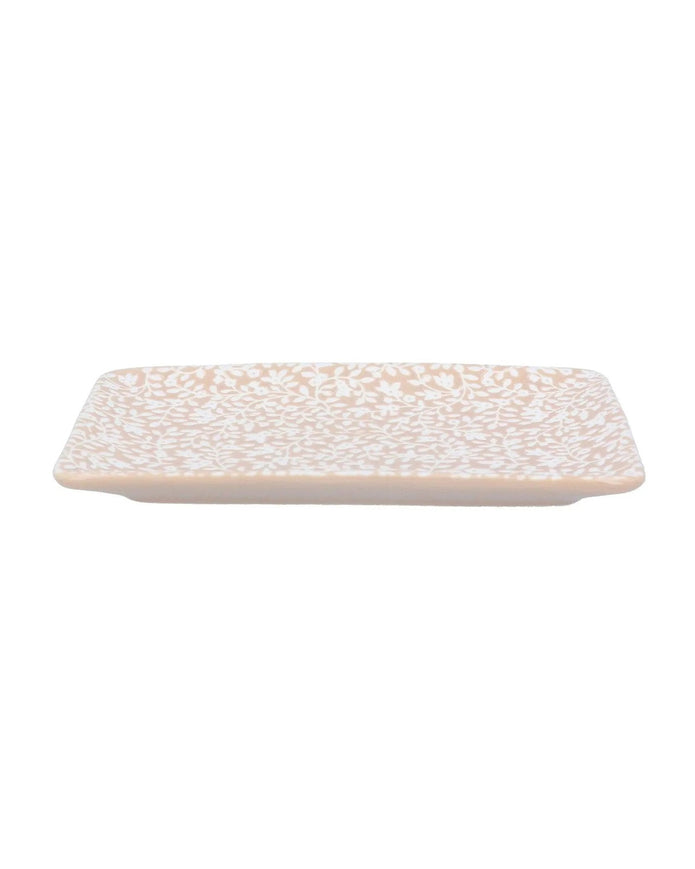 Beige Porcelain Rectangular Trinket Dish - Home DecorHome Decor - Lulu Loves Home