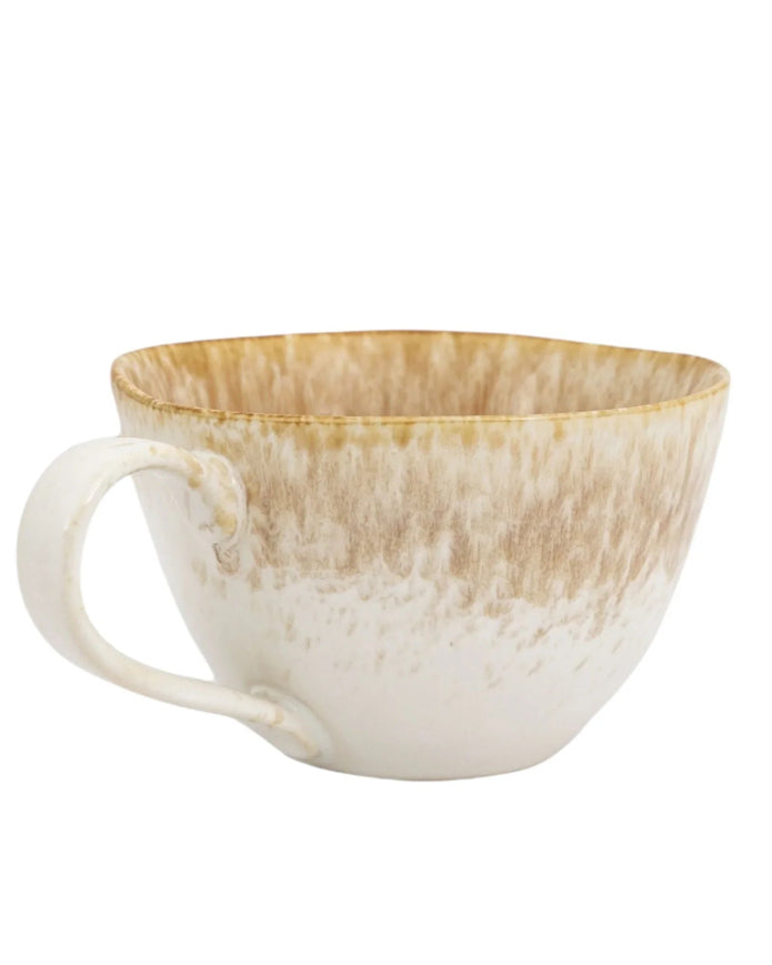 Beige Reactive Glaze Organic Ombre Mug - Kitchen & DiningKitchen & Dining - Lulu Loves Home