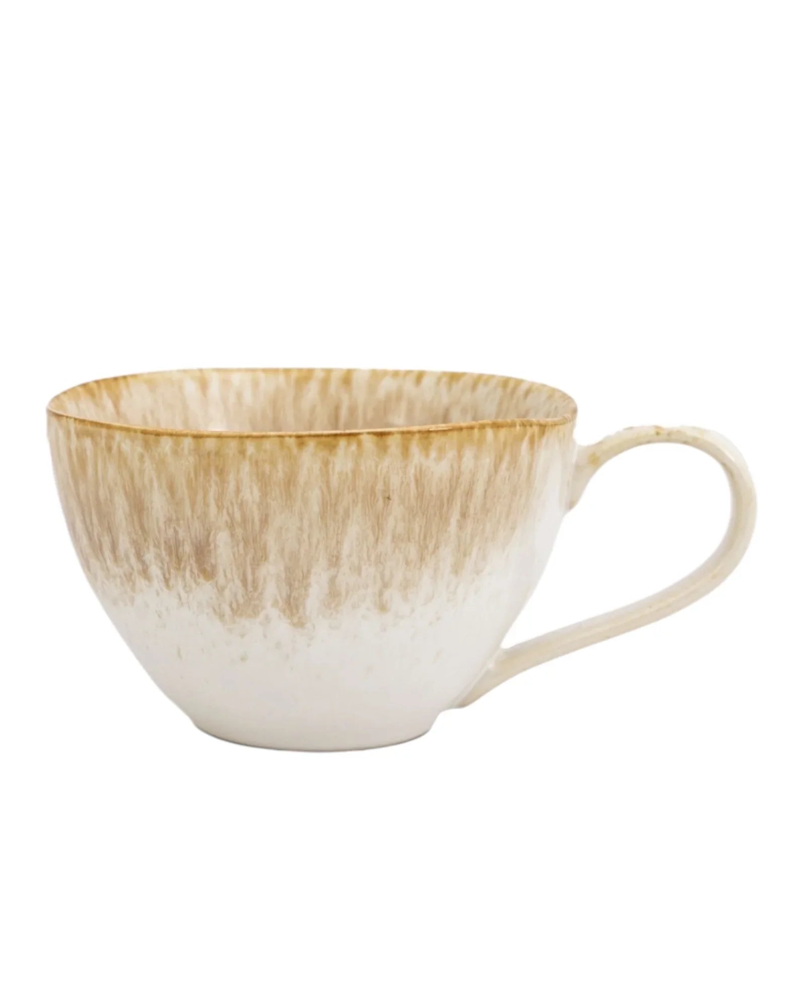 Beige Reactive Glaze Organic Ombre Mug - Kitchen & DiningKitchen & Dining - Lulu Loves Home