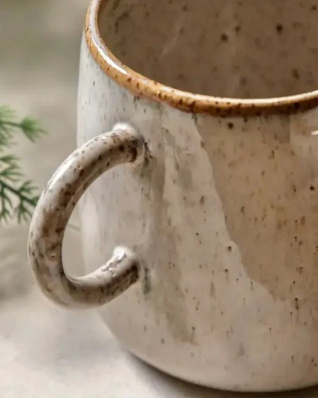 Beige Speckle Reactive Glaze Organic Mug - Kitchen & DiningKitchen & Dining - Lulu Loves Home