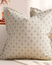 Beige Woven Cross Design Cushion Cover - Soft FurnishingsSoft Furnishings - Lulu Loves Home