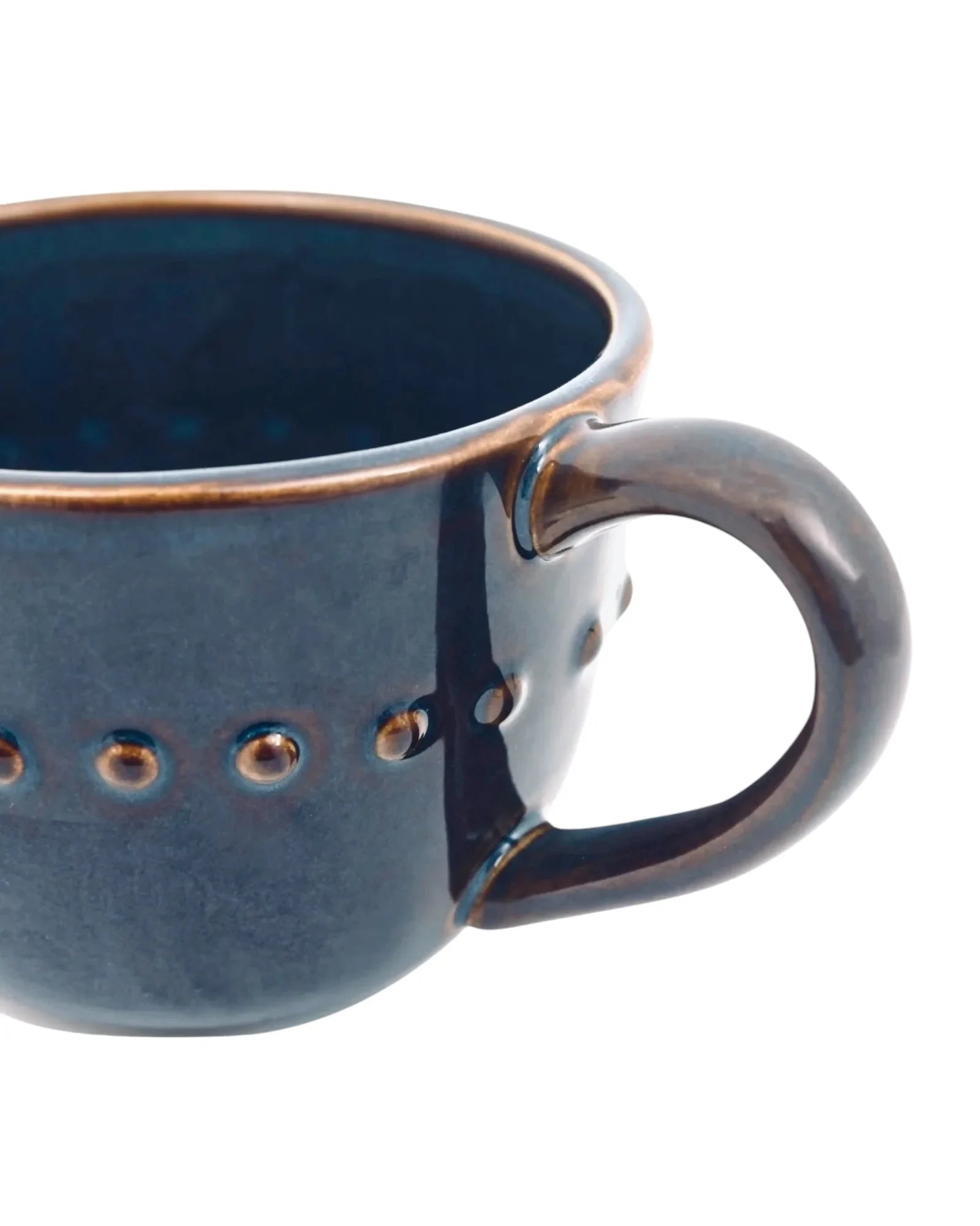 Blue Organic Beaded Mug - Kitchen & DiningKitchen & Dining - Lulu Loves Home