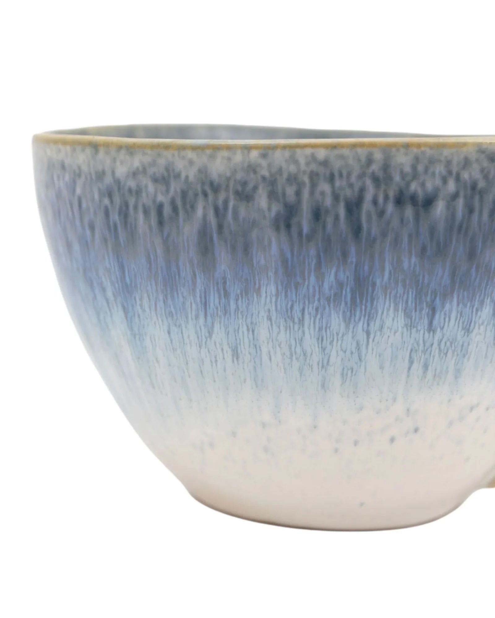 Blue Reactive Glaze Organic Ombre Mug - Kitchen & DiningKitchen & Dining - Lulu Loves Home