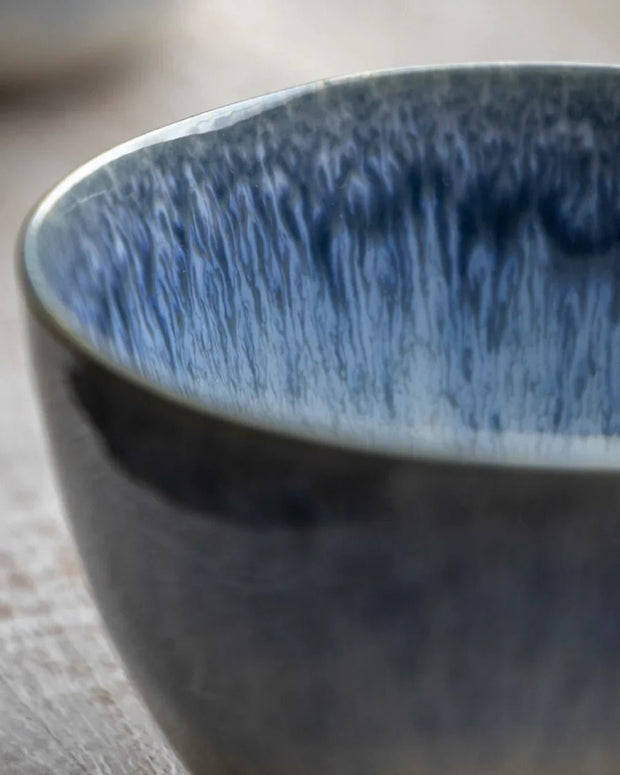 Blue Reactive Glaze Organic Ombre Mug - Kitchen & DiningKitchen & Dining - Lulu Loves Home