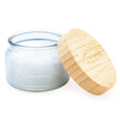 Blue Small Candle with Bamboo Lid and Woodsage & Seasalt Scent - Tranquil - CandlesCandles - Lulu Loves Home