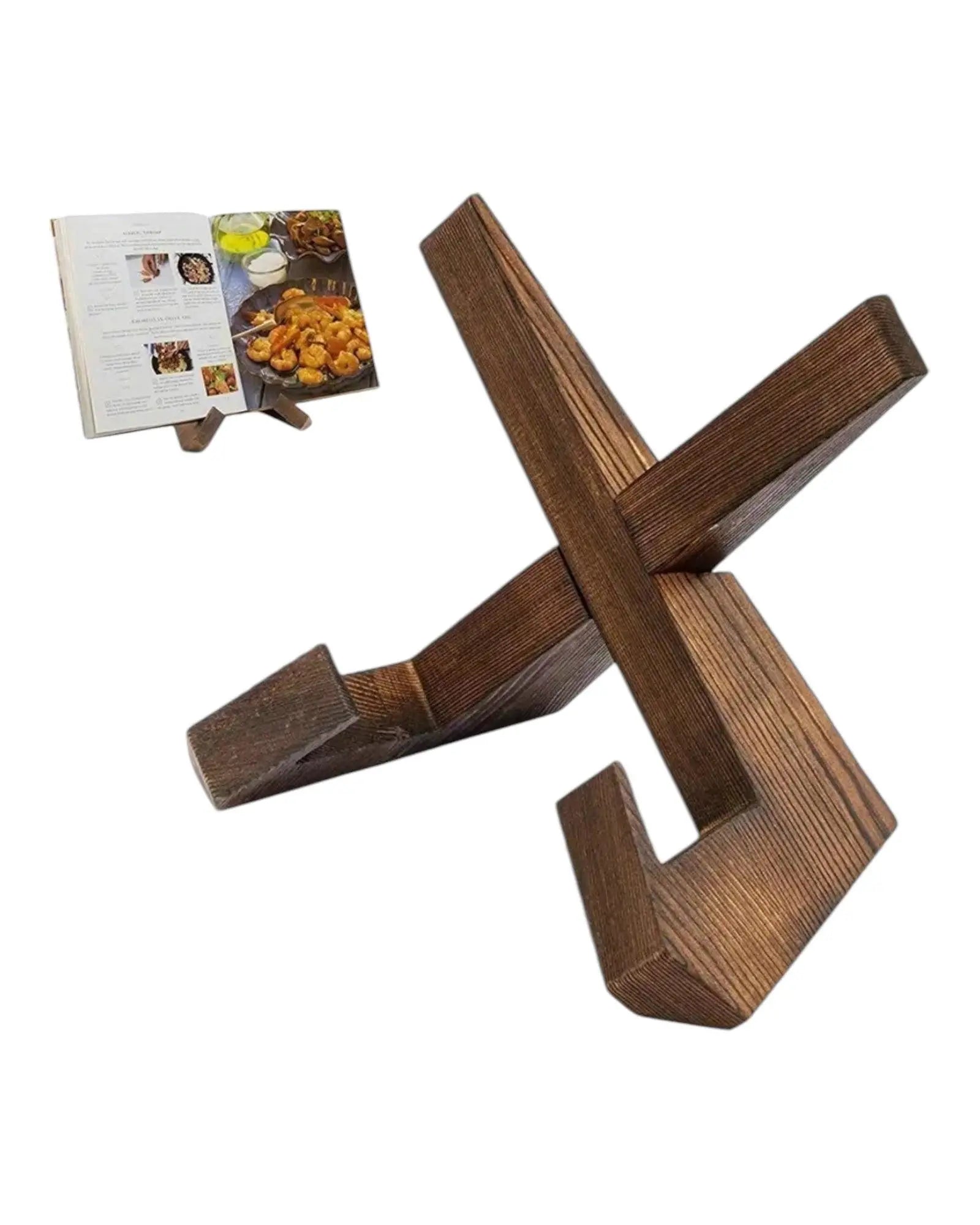 Book Stand - Dark Wood - Home DecorHome Decor - Lulu Loves Home