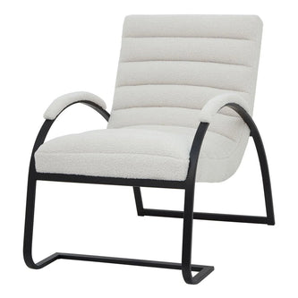 Boucle Ribbed Ark Chair - Furniture And MirrorsFurniture And Mirrors - Lulu Loves Home