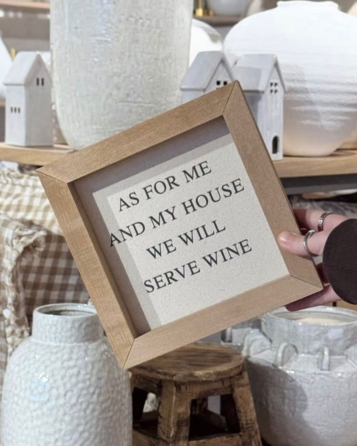 Rustic wooden wall art sign by Brayden and Brooks with the phrase 