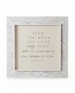 Whitewashed wooden rustic wall art sign by Brayden and Brooks with the message 