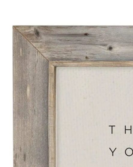 Rustic oak wooden wall art sign by Brayden and Brooks with the message 