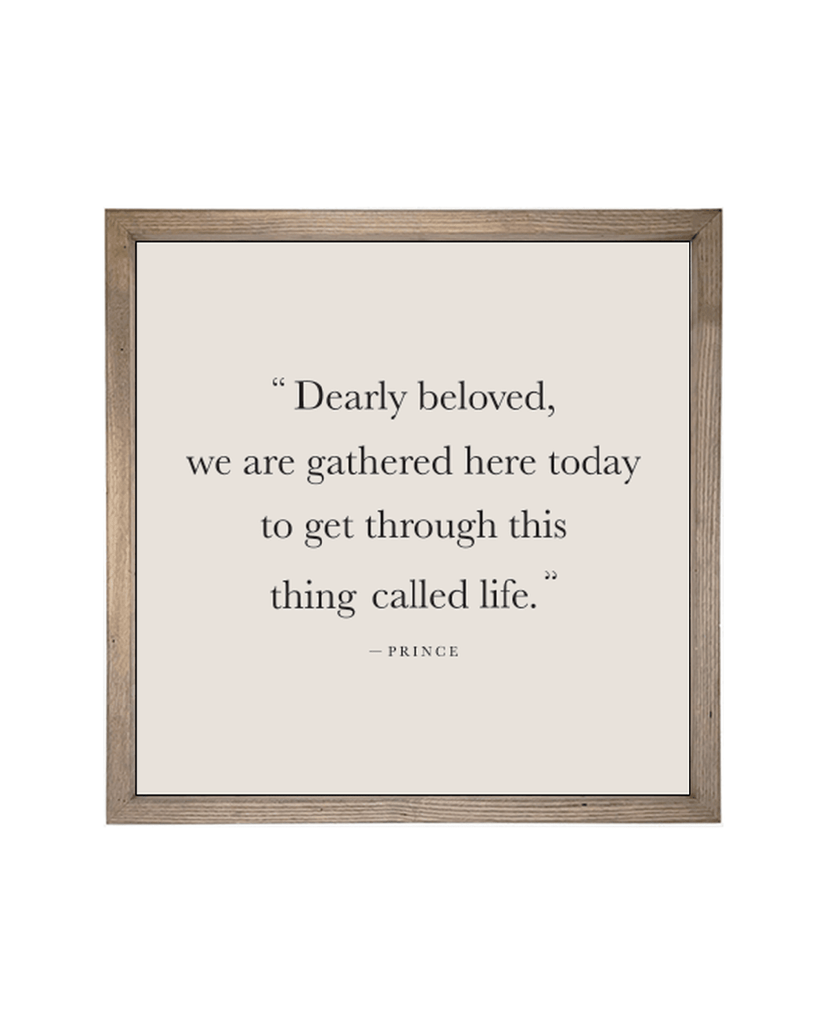 Rustic wooden framed wall art sign by Brayden and Brooks with 