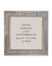 Rustic wooden framed wall art sign by Brayden and Brooks with the phrase 