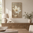 Brayden and Brooks Anemone framed botanical wall art, 46 x 89 cm styled in a classic modern country interior, view 2.