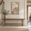 Brayden and Brooks Daisy framed botanical wall art, 46 x 89 cm styled in a classic modern country interior, view 4.