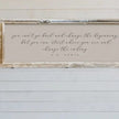 Close-up detail of Brayden and Brooks Handmade Antique Shutter Wall Art — You Can't Go Back