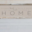 Close-up detail of Brayden and Brooks Handmade Antique Shutter Wall Art — HOME