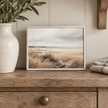 Brayden and Brooks small Waterscape framed canvas, 25 x 20 cm styled at true scale in a classic modern country interior, view 2.