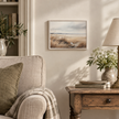 Brayden and Brooks small Waterscape framed canvas, 25 x 20 cm styled at true scale in a classic modern country interior, view 4.